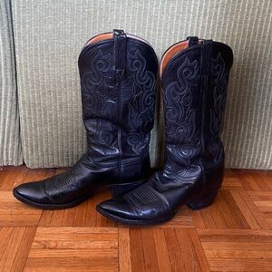 Black Lucchese Boots